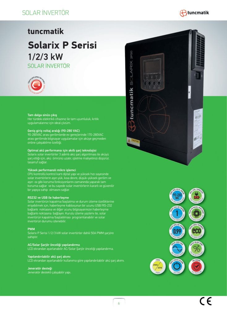 SY Solarix P Serisi 1 3kW Katalog B 1